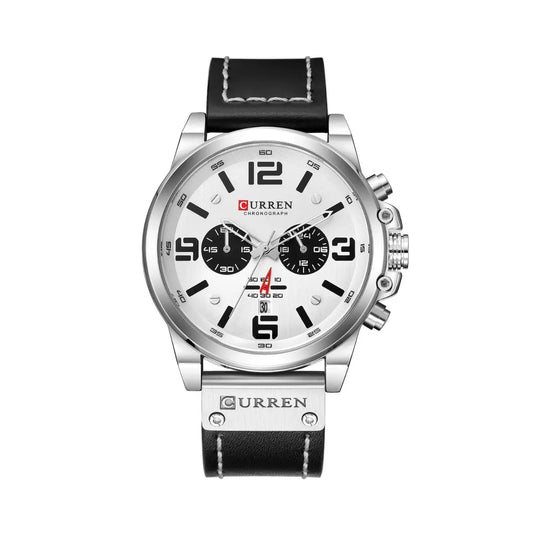 Orvexiz | Curren reloj cuarzo correa de cuero