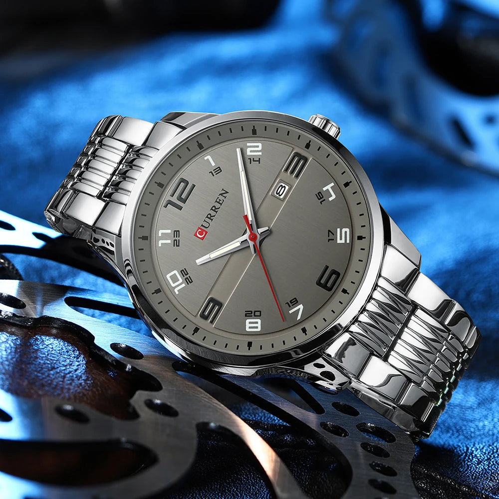 Orvexiz | Curren Reloj Cuarzo Lujo Casual