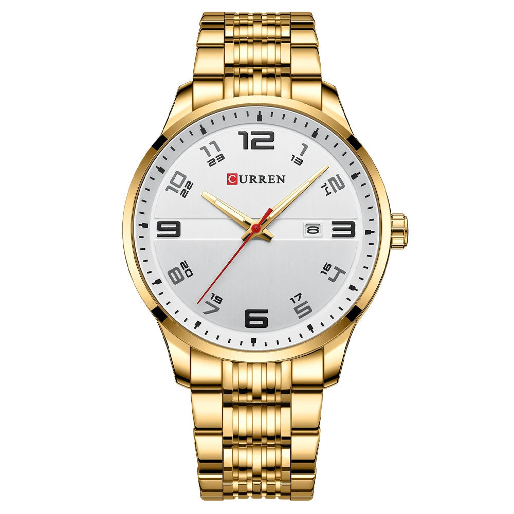 Orvexiz | Curren Reloj Cuarzo Lujo Casual