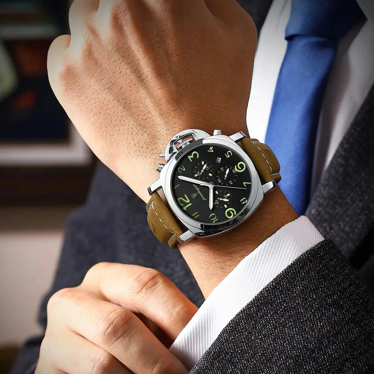 Orvexiz | POEDAGAR 859 Reloj Cuero