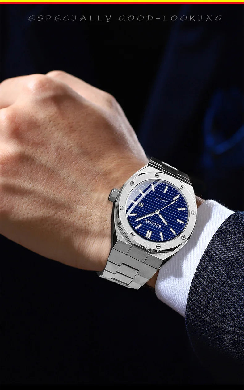 Orvexiz | Binbond Reloj Cuarzo Lujo