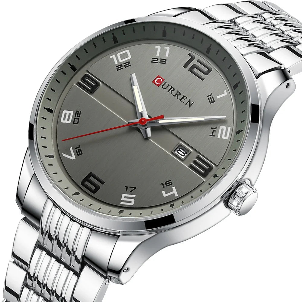 Orvexiz | Curren Reloj Cuarzo Lujo Casual