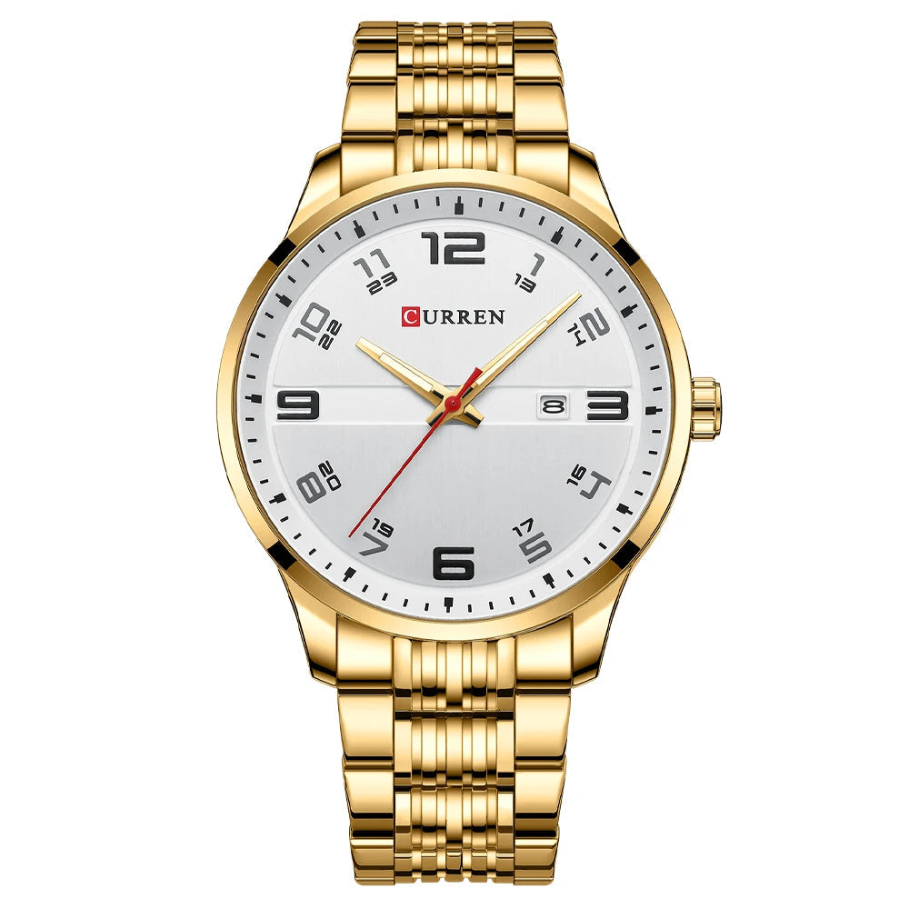 Orvexiz | Curren Reloj Cuarzo Lujo Casual