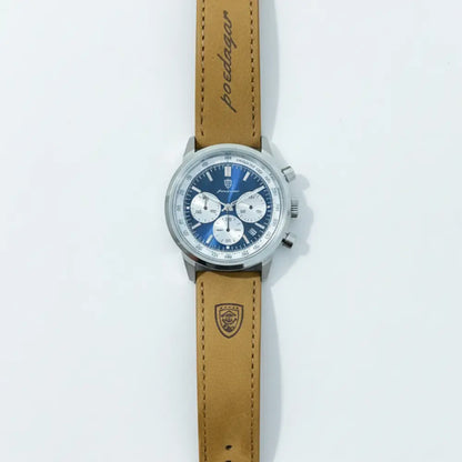 Orvexiz | Poedagar Reloj Quartz Militar de Cuero